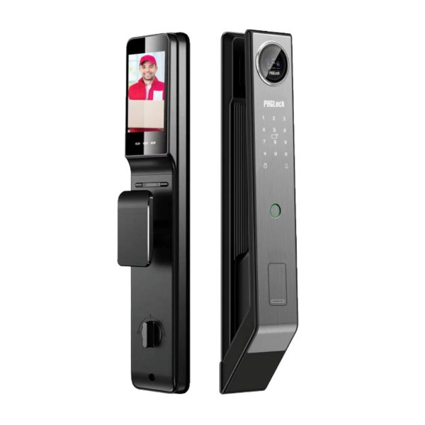 Khóa cửa thông minh nhận diện khuôn mặt PHGLock FL8091 100 khuôn mặt, 100 vân tay, 50 thẻ, 100 mã số