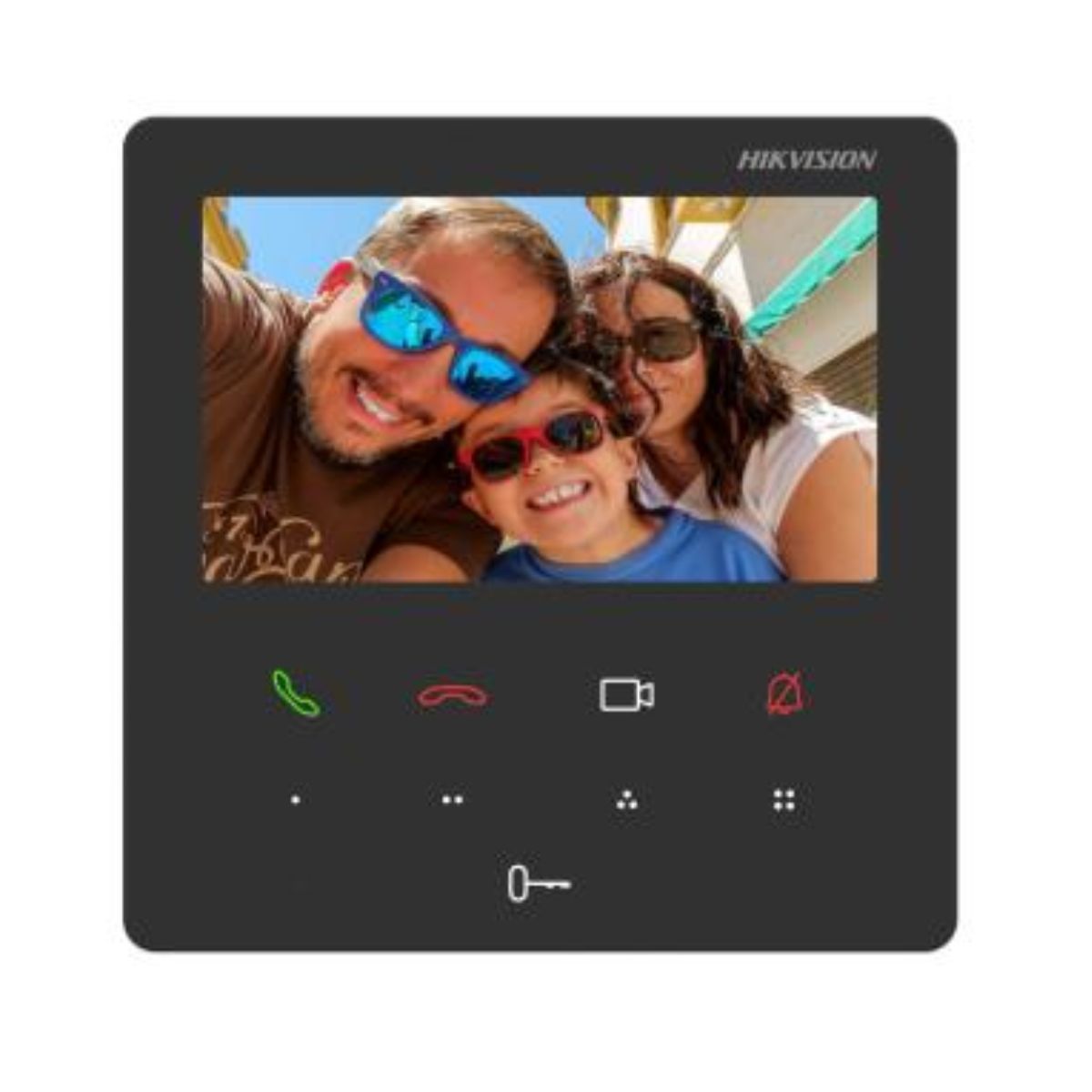 Màn hình chuông cửa IP Hikvision DS-KH6110-WE1 màn hình 4.3inch cảm ứng, hỗ trợ 9 nút cảm ứng