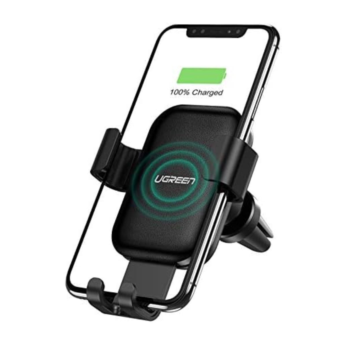 Thiết bị sạc nhanh không dây Ugreen 60982 CD208 màu đen, công suất 10W
