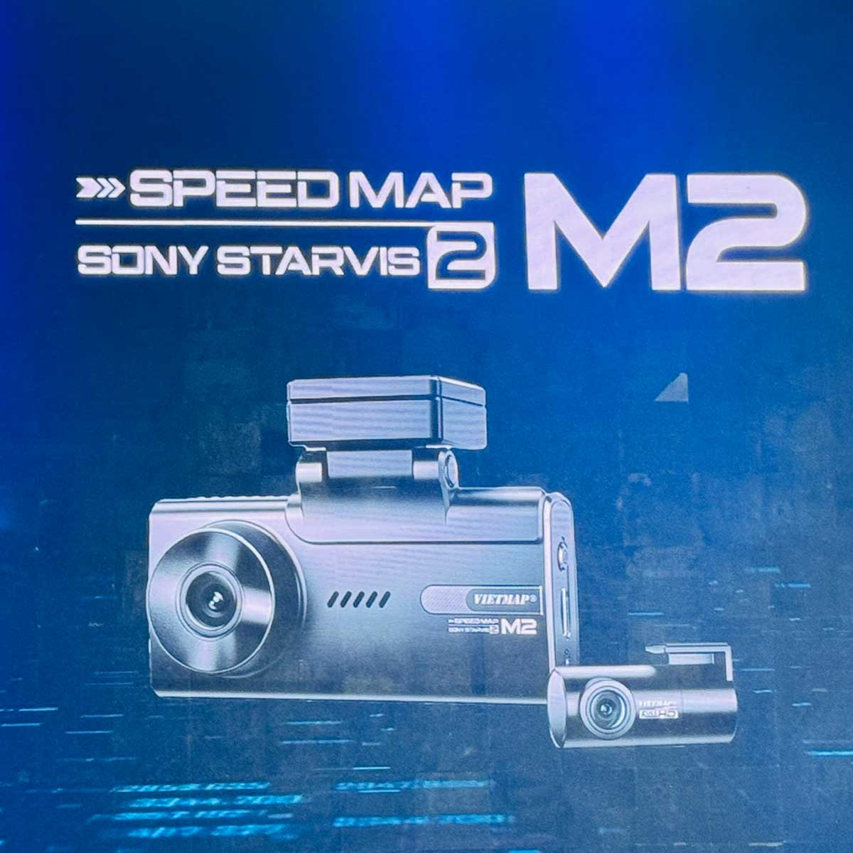 Camera hành trình Vietmap M2 Speedmap kết nối sim 4g, cảnh báo quá tốc độ