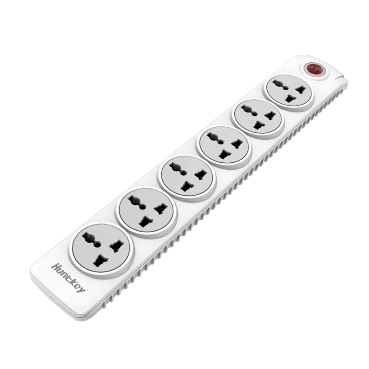 Ổ cắm điện an toàn cho trẻ em Huntkey SZN-601 6 lỗ cắm, đèn báo, công suất 2500W