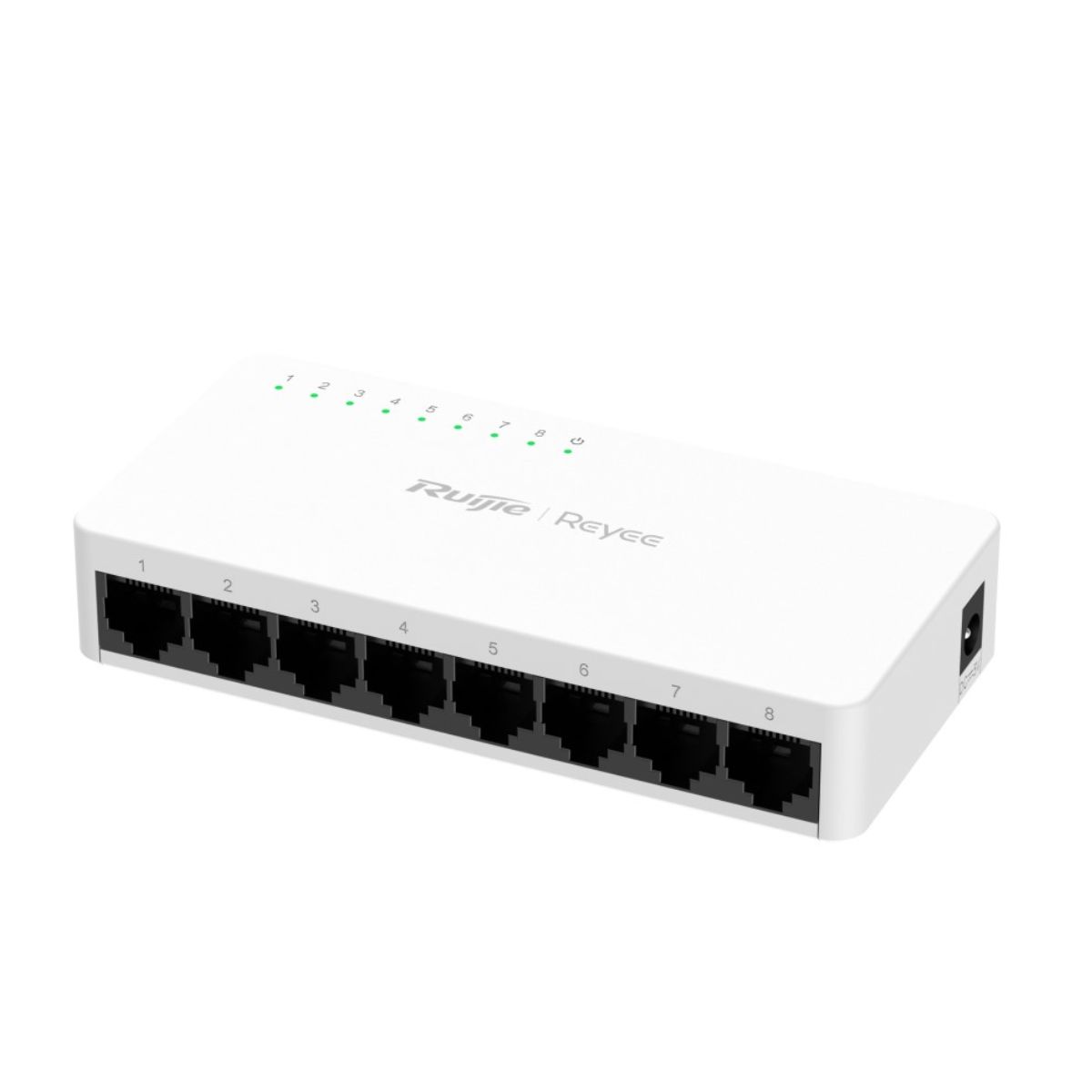 Switch 8 cổng Reyee RG-ES08G-L 10/100/1000 BASE-T, tốc độ chuyển mạch 16Gbps, MAC 4K