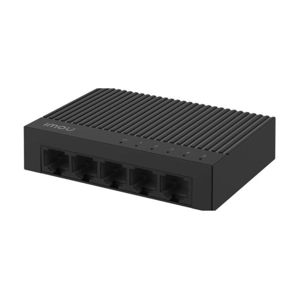 Switch 5 cổng IMOU SF105C tốc độ Ethernet 100Mbps, MAC 2K, DC5V 1A, chống sét 2KV