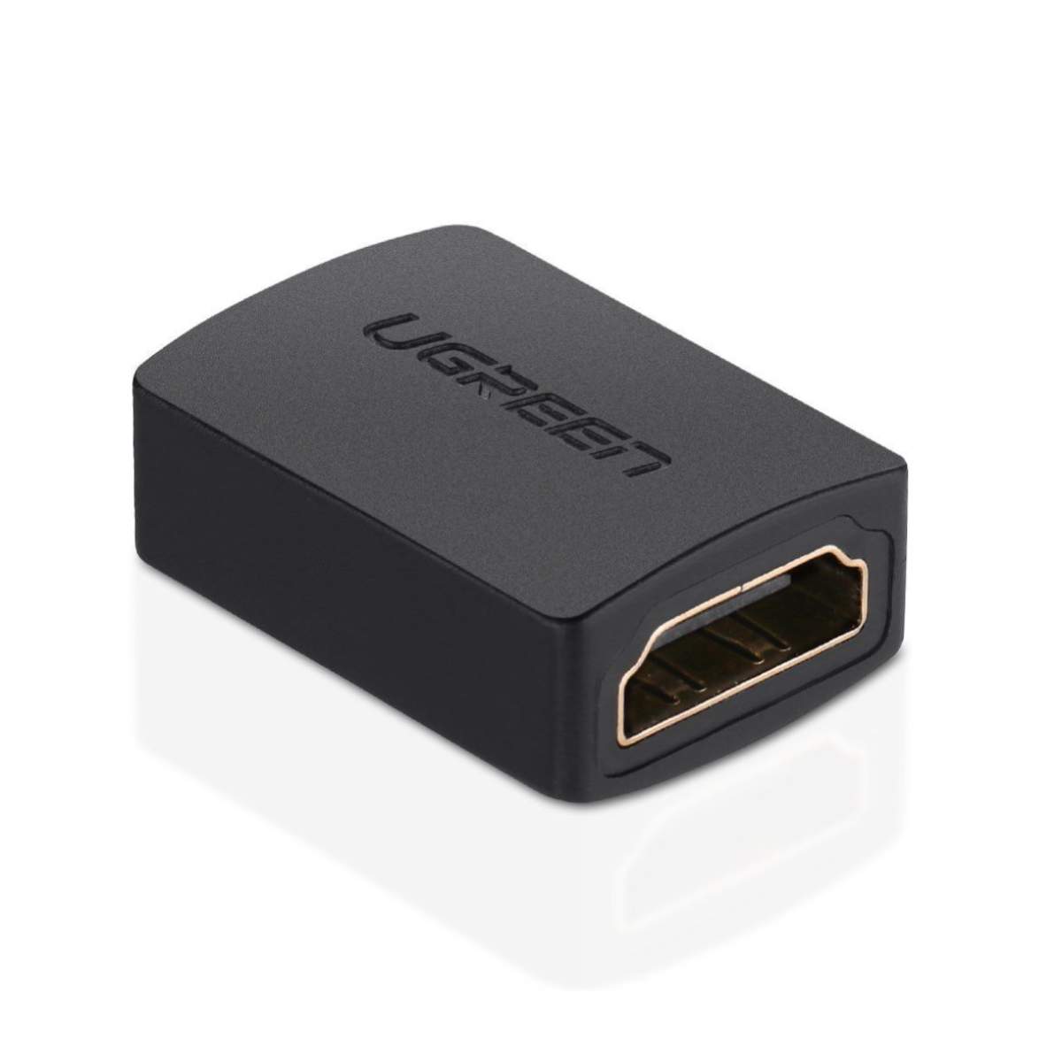 Đầu nối HDMI Ugreen 20107 2 in 1 hỗ trợ độ phân giải FullHD 1920×1080/4K*2K, chân cắm mạ vàng