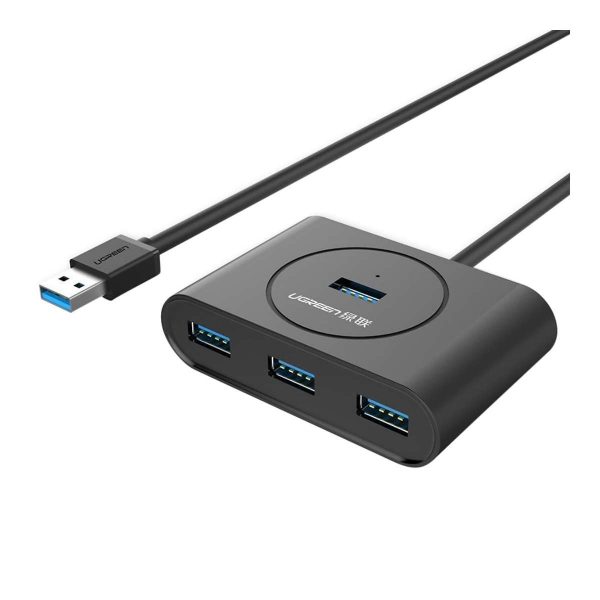 Bộ chia 4 cổng 50CM Ugreen 20290 CR113 4*USB 3.0, tốc độ truyền 5Gbps, đèn LED báo hiệu