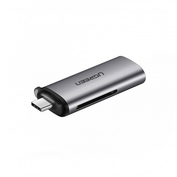 Đầu đọc thẻ USB 3.1 Ugreen 50704 CM184 hỗ trợ thẻ SD/TF 2TB, tốc độ truyền 5Gbps