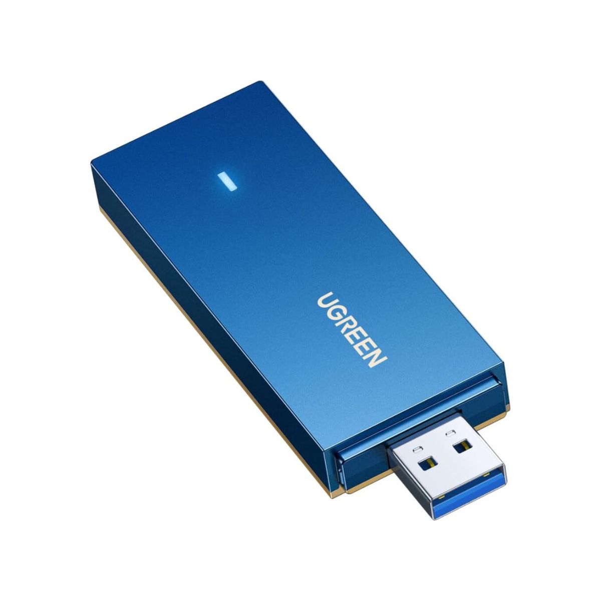 9865_usb_thu_wifi_6_ugreen_90340_cm496_thumb USB thu Wifi 6 Ugreen 90340 CM496 băng tần kép 2.4/5G, tốc độ 1800Mbps, đèn LED báo