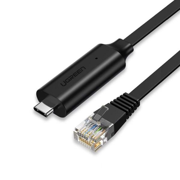 Cáp lập trình Console USB Type-C to RJ45 FTDI dài 1,5M Ugreen 80186
