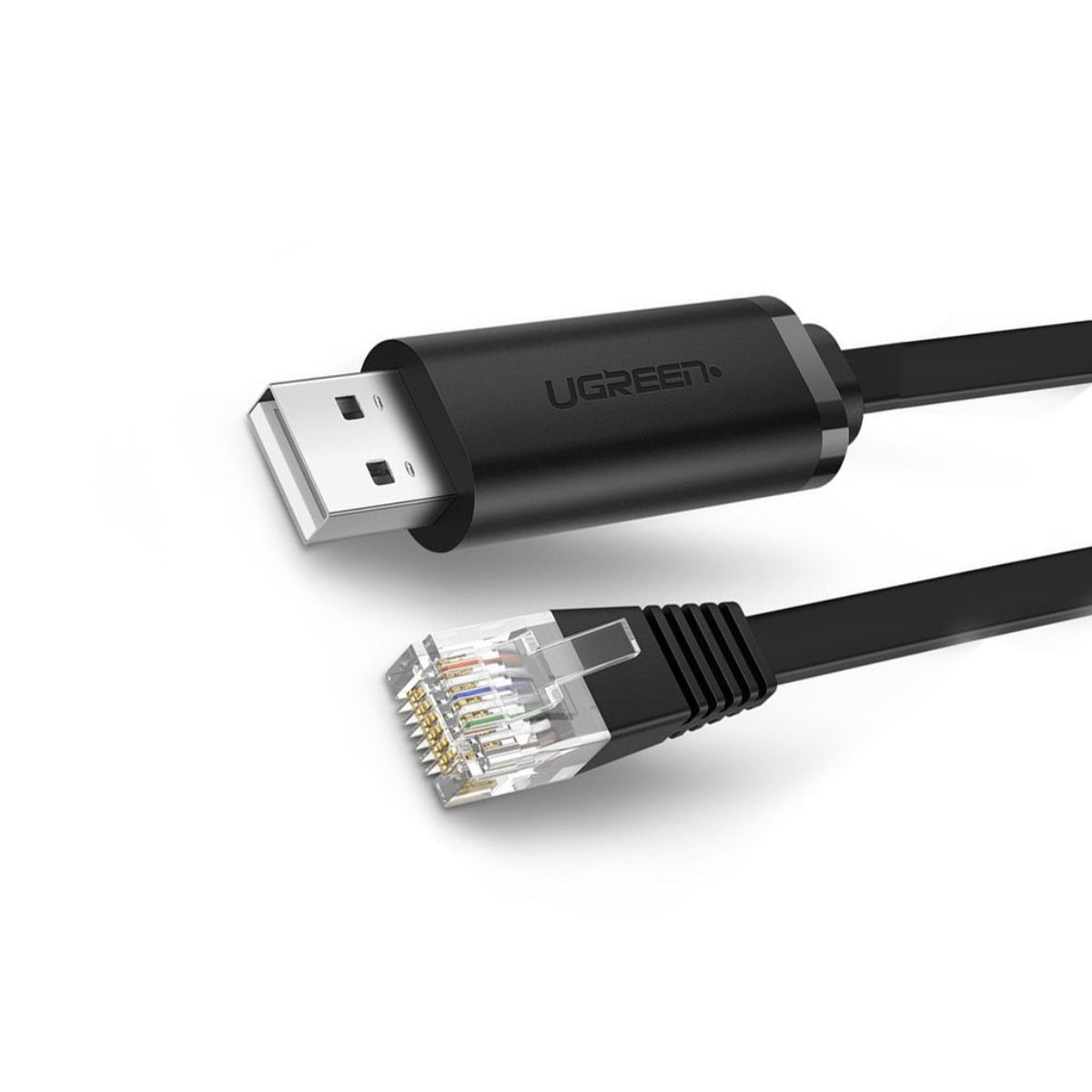 Cáp lập trình Console USB to RJ45 FTDI chính hãng Ugreen 50773 cao cấp