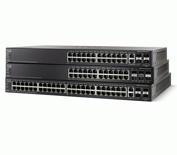 Switch Cisco SG500-52-K9-G5 48-port GB + 4 Gigabit Ethernet (2 combo* Gigabit Ethernet + 2 1GE/5GE SFP) Switch