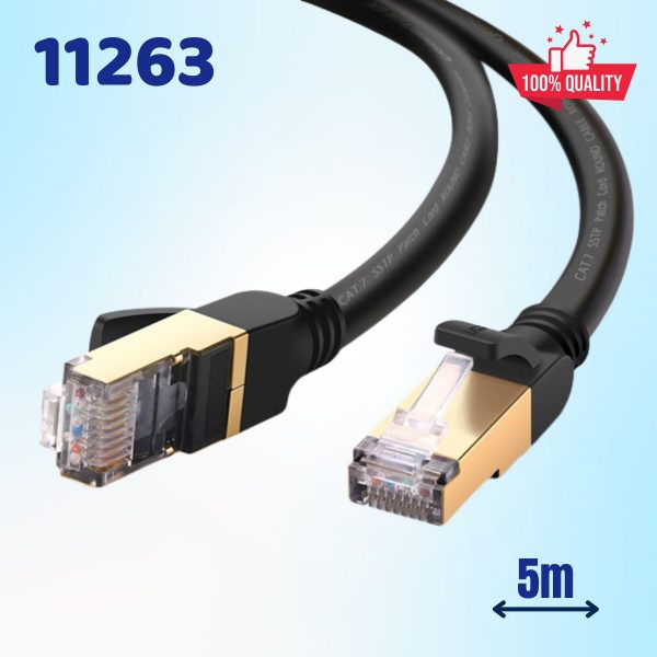 Cáp mạng đúc sẵn Cat7 dài 5m dẹt chính hãng Ugreen 11263 Cao cấp
