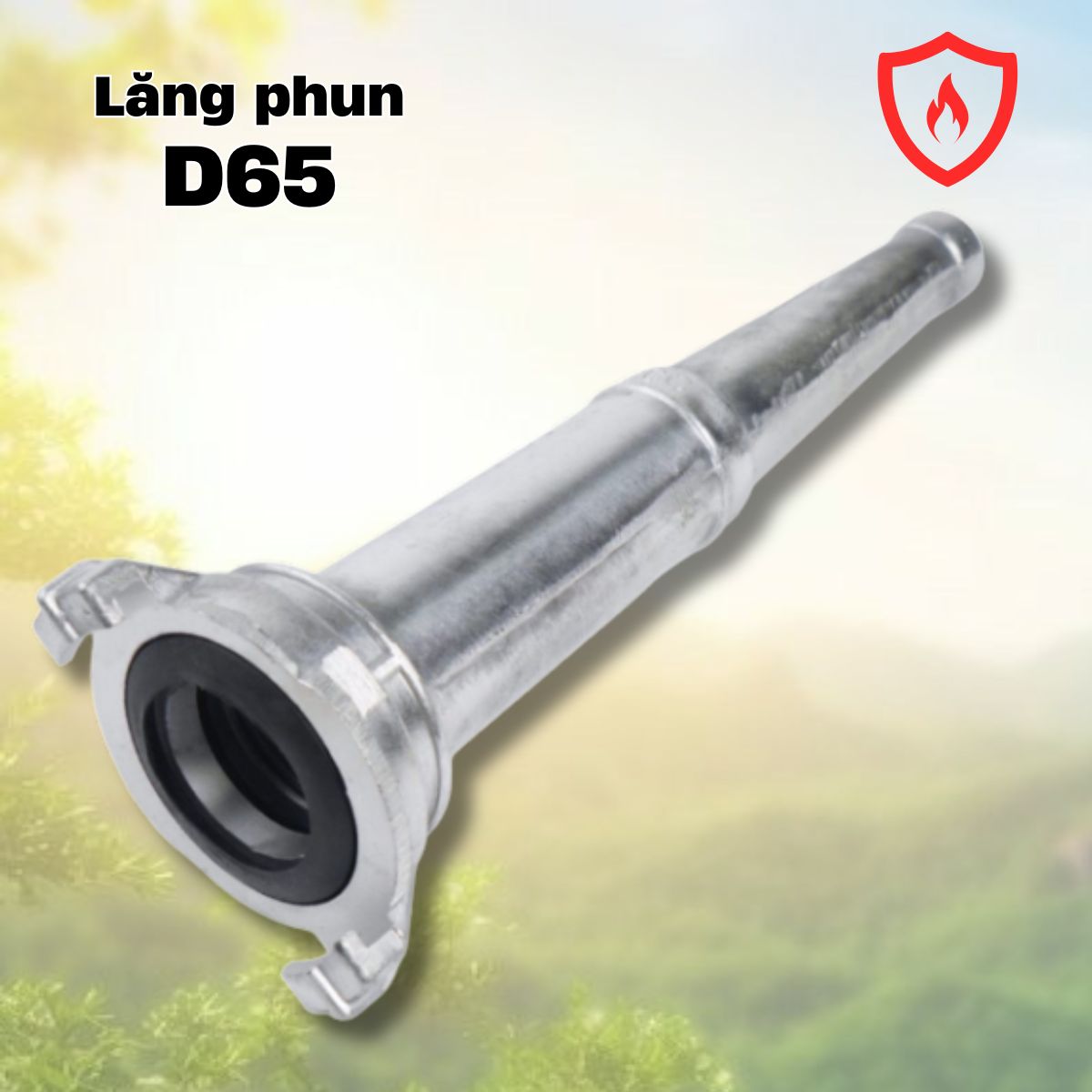 Lăng phun chữa cháy bằng đồng D65 Không gỉ sét, Có tem kiểm định