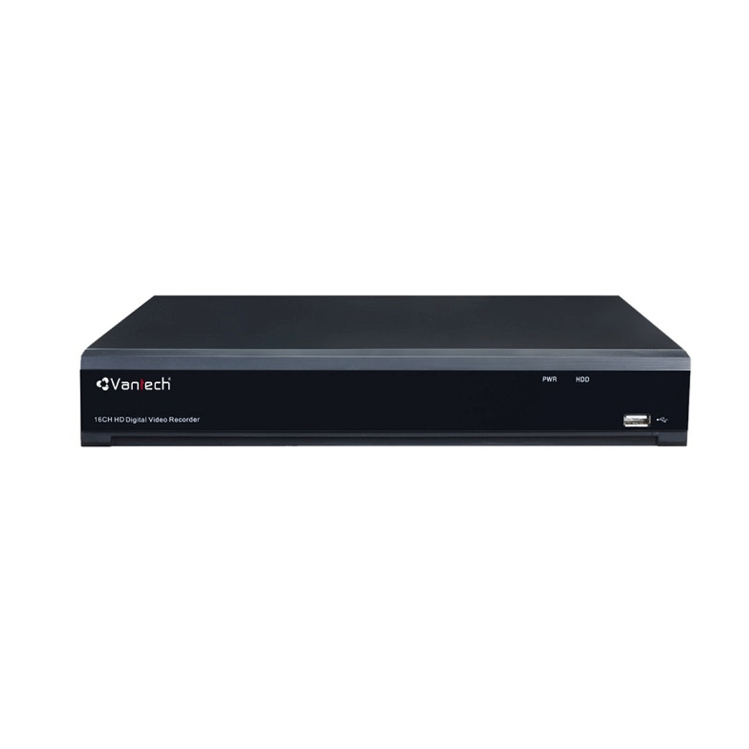 Đầu ghi hình Vantech VPH-D4016HR-N (XVR 16 CHANNEL 5in1 2MP,16 kênh analog, 8 kênh IP, chuẩn H.265+)