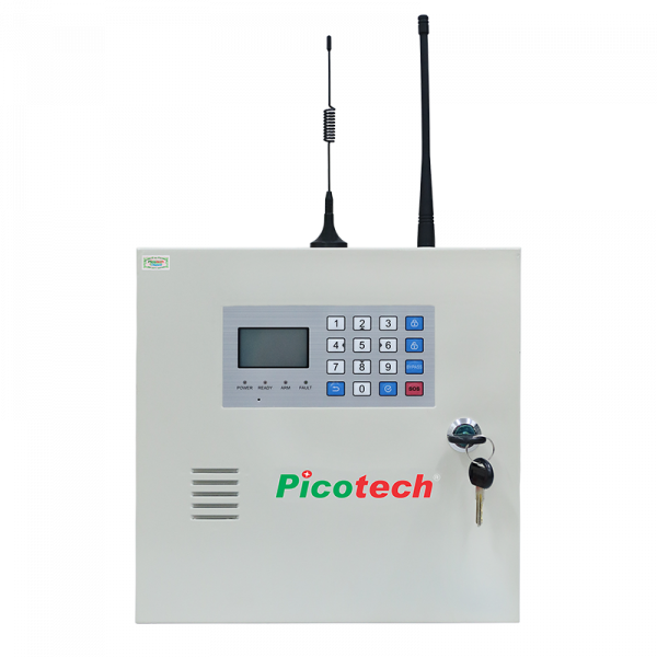 Báo động Picotech PCA-959KS 16 vùng, 1 tủ trung tâm, 2 remote, Tích hợp màn hình LCD, bàn phím lập trình