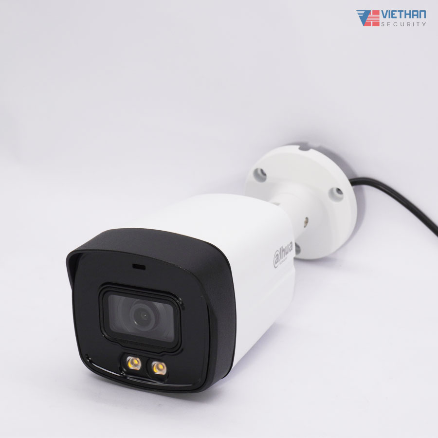 Camera 2MP full color Starligh HDCVI Bullet Dahua HAC-HFW1239TLMP-LED-S2, chống ngược sáng WDR 130dB