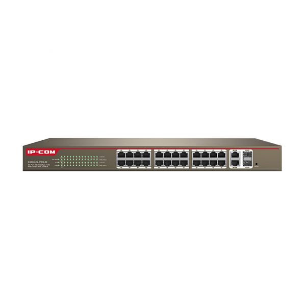 Thiết bị mạng HUB -SWITCH IPCOM  POE S3300-26-PWR-M