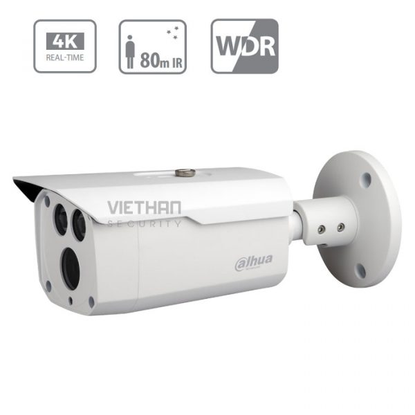 Camera Dahua HAC-HFW1801DP 8.0 Megapixel, IR 80m,Ống kính F3.6mm, Camera 4 in 1, Chống ngược sáng