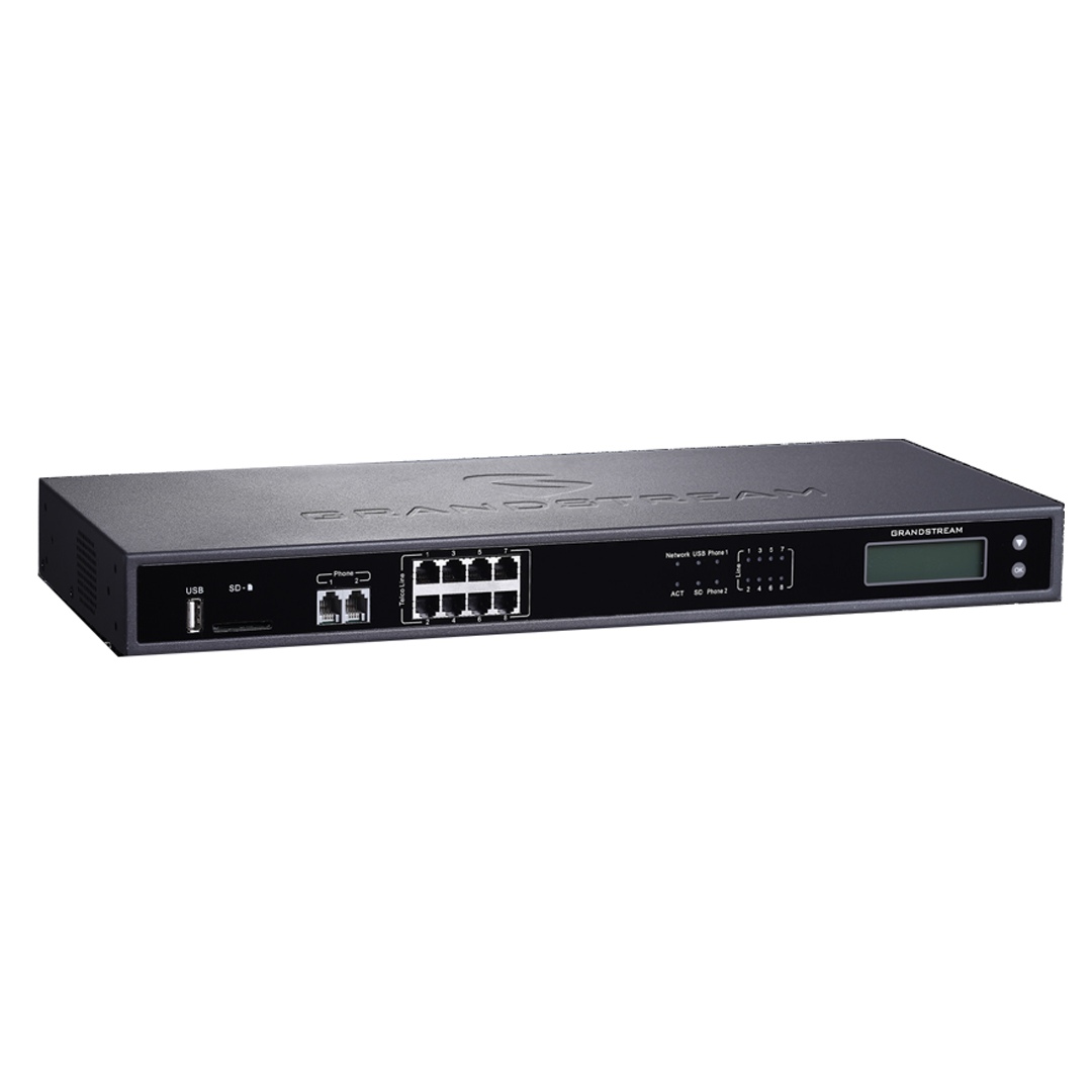 Tổng đài IP Grandstream UCM6208 (8 cổng vào bưu điện - 800 máy lẻ SIP)