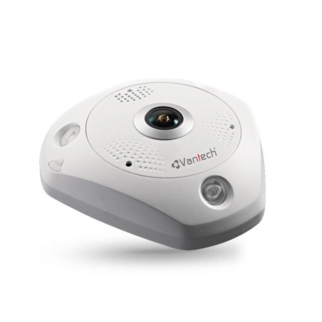 Camera quan sát IP VANTECH VP-61592FP (Camera mắt cá IP, độ phân giải 6.0MP, hồng ngoại 15m, chuẩn nén H.265+)