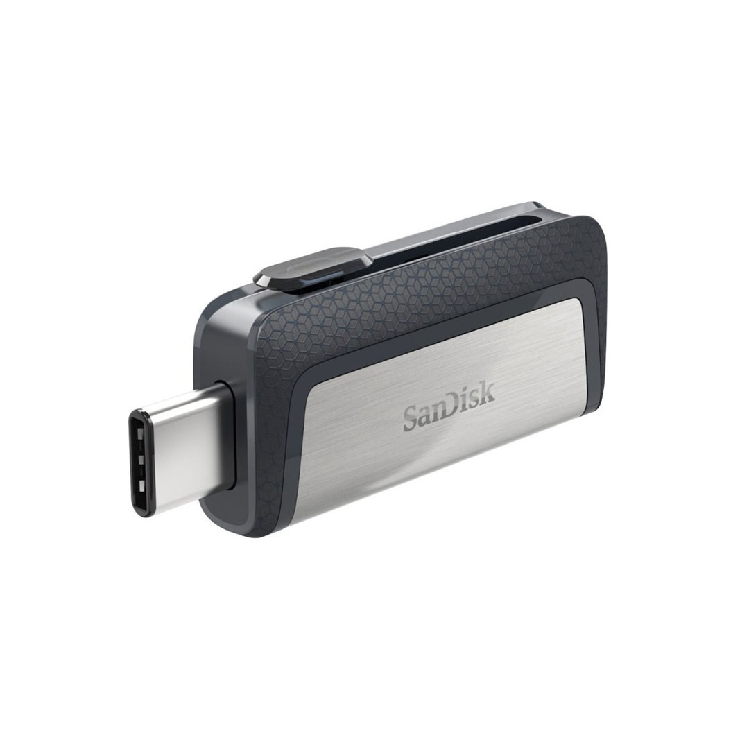 USB SanDisk Ultra Dual Drive USB Type C  SDDDC2 32GB  USB Type C  Black  USB3.1/Type C reversible connector  Retractable Design   Type- C enabled Android devices SDDDC2-032G-G46