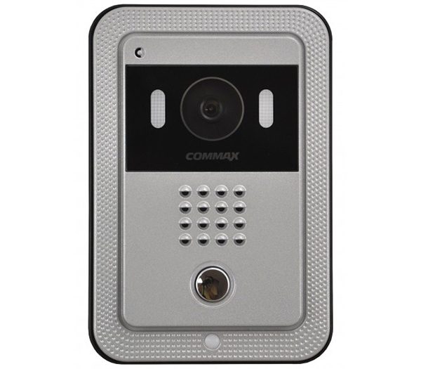 Camera màu gọi cửa COMMAX DRC-4FC vỏ kim loại, kết nối 4 dây,đèn led tự động, nguồn 12V