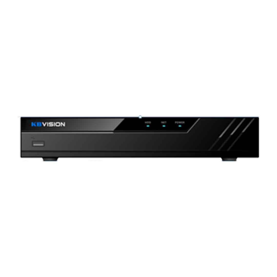 Đầu ghi hình IP KBVISION KX-CAi4K8104N2 (Công nghệ AI, 4 kênh chuẩn 4K, nhận diện khuôn mặt)
