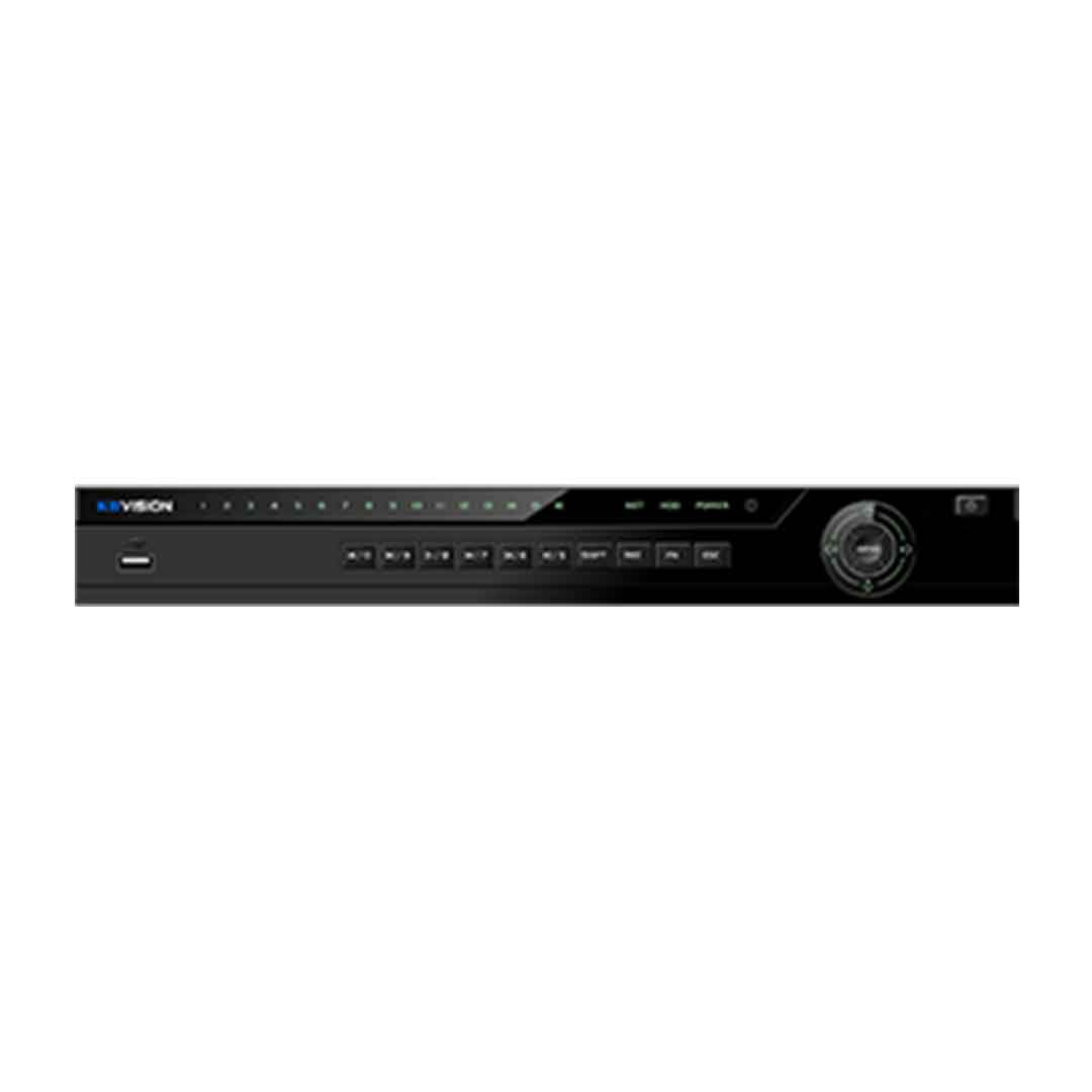 Đầu ghi hình KBVISION KX-DAi2K8216H2 (Công nghệ AI, nhận diện khuôn mặt, 16 kênh, hỗ trợ camera lên dến 8.0MP)