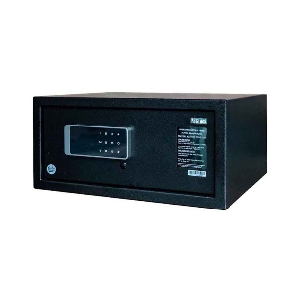 Khóa tủ khách sạn PHGLock SB3043 mở khóa bằng mã số và chìa khóa cơ trong trường hợp khẩn cấp