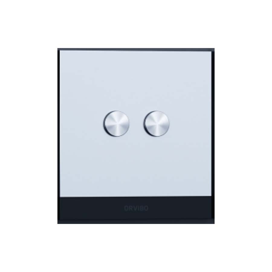 Công tắc cơ điện thông minh Orvibo T22W2ZS, 2 nút, sóng Zigbee HA, tần số 2.4, mặt nhôm