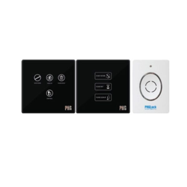 Bộ chuông dọn phòng PHGLock tính năng nhấn chuống và đèn LED, nút nhấn báo dọn phòng và chuông báo