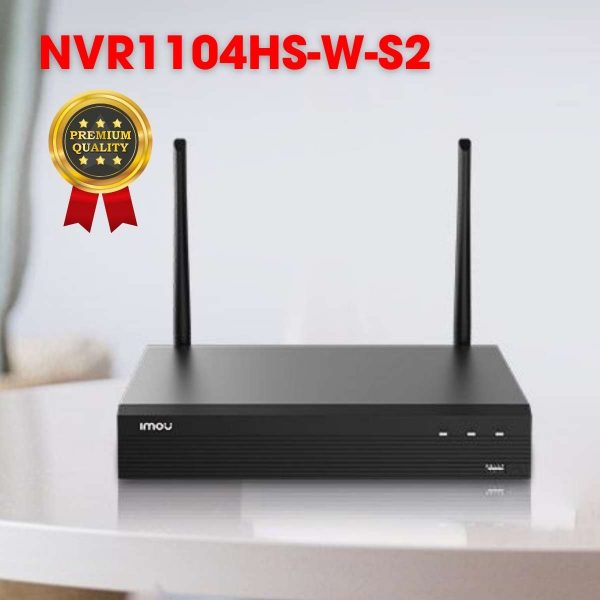 Đầu ghi hình camera IP Wifi 4 kênh Imou NVR1104HS-W-S2 6MP, hỗ trợ 1 SATA