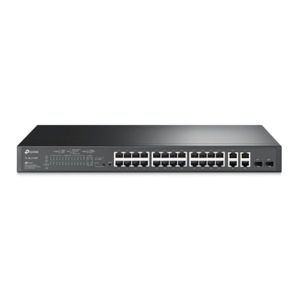 Smart Switch PoE TP-Link TL-SL2428P 24 cổng 10/100Mbps + 4 cổng Gigabit, công suất PoE 250W