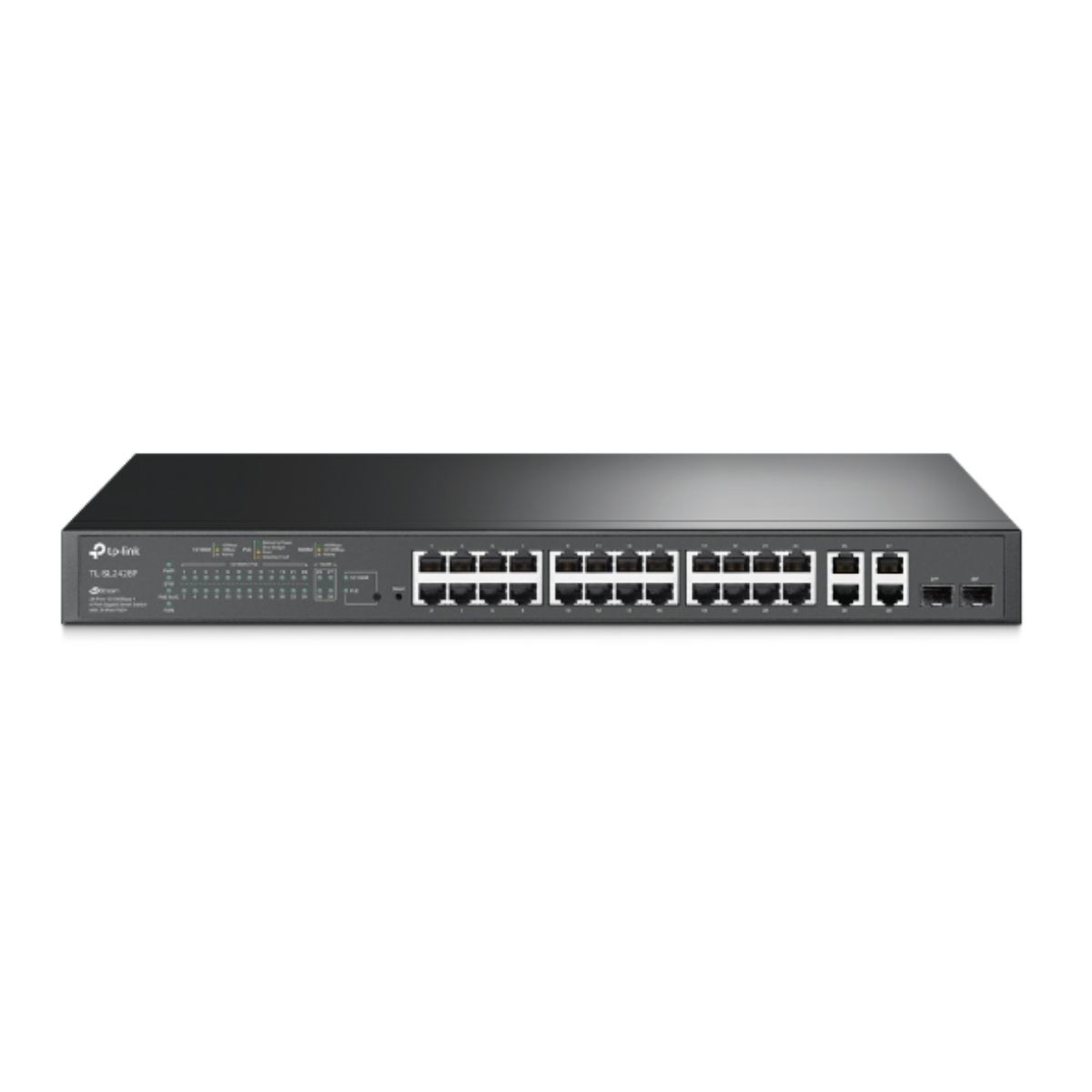 Smart Switch PoE TP-Link TL-SL2428P 24 cổng 10/100Mbps + 4 cổng Gigabit, công suất PoE 250W