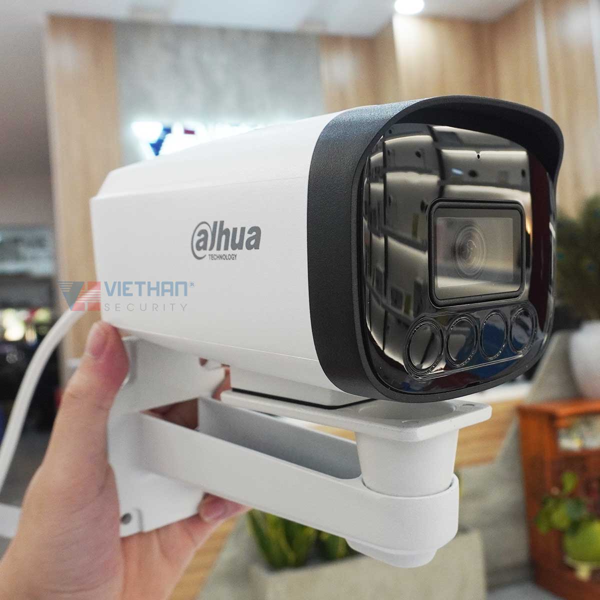 Camera IP thân ngoài trời 2MP Dahua DH-IPC-HFW1230V-A-I4-B  tích hợp mic, hồng ngoại 50m