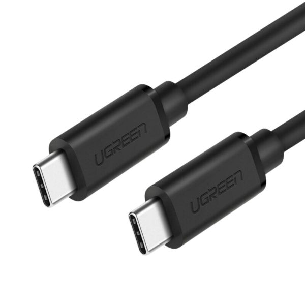 Cáp sạc 1,5m Type-C to Type-C Ugreen 50998 US286 màu đen, sạc nhanh dòng 3A, lõi đồng nguyên chất