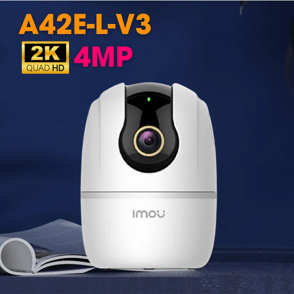 Camera wifi trong nhà IMOU A42E-L-V3 4MP, đàm thoại 2 chiều, tích hợp mic và loa